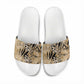 African Wild Animal Skins Slide Sandals Zebra Tiger Leopard Mix Skin