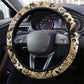 African Wild Animal Skins Steering Wheel Cover Zebra Tiger Leopard Mix Skin - African Pride