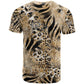 African Wild Animal Skins T shirt Zebra Tiger Leopard Mix Skin - African Pride
