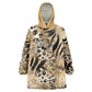 African Wild Animal Skins Wearable Blanket Hoodie Zebra Tiger Leopard Mix Skin - African Pride