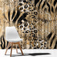 African Wild Animal Skins Window Curtain Zebra Tiger Leopard Mix Skin - African Pride