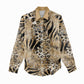 African Wild Animal Skins Women Casual Shirt Zebra Tiger Leopard Mix Skin - African Pride