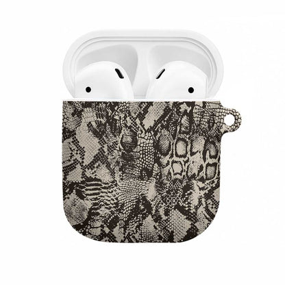 African Wild Animal Skins AirPods Case Snake and Crocodile Mix Skin