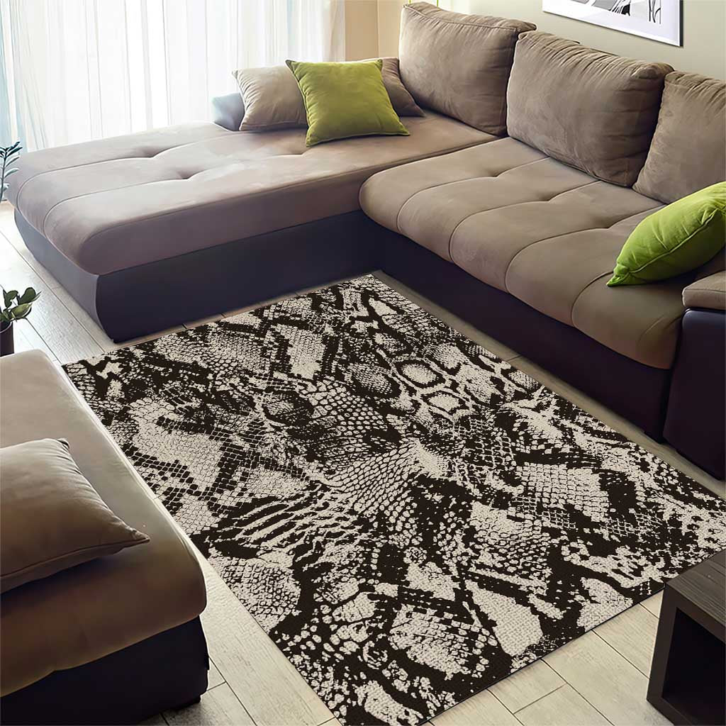 African Wild Animal Skins Area Rug Snake and Crocodile Mix Skin - African Pride