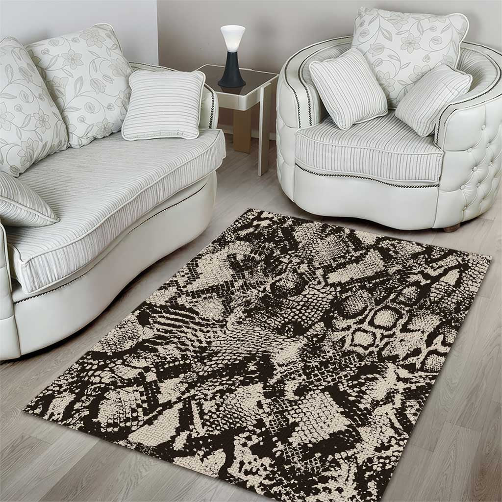 African Wild Animal Skins Area Rug Snake and Crocodile Mix Skin - African Pride