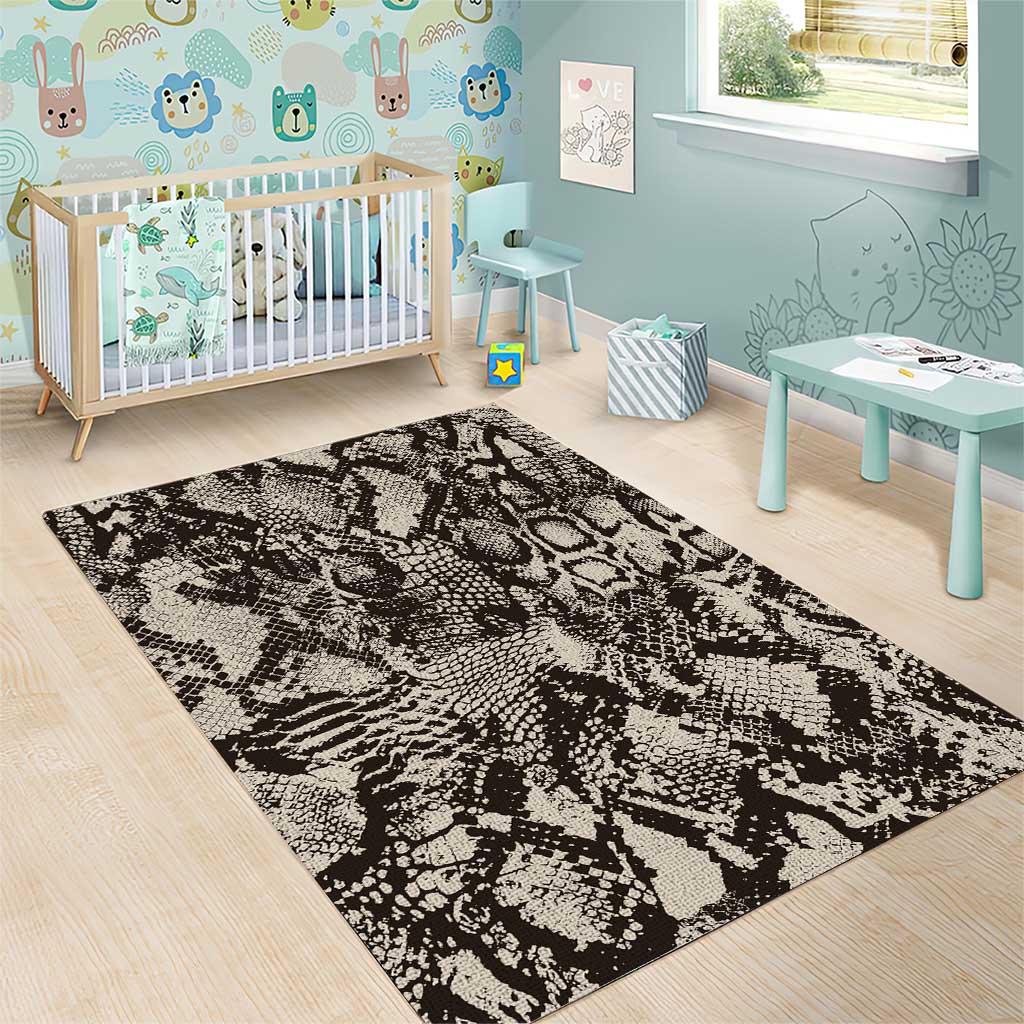 African Wild Animal Skins Area Rug Snake and Crocodile Mix Skin - African Pride