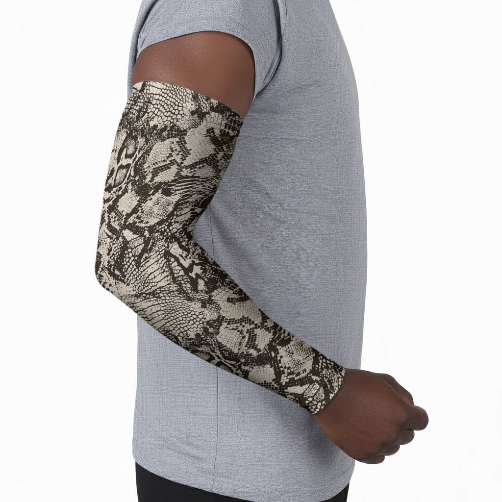 African Wild Animal Skins Arm Sleeves Snake and Crocodile Mix Skin