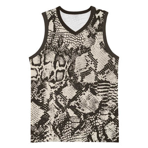 African Wild Animal Skins Basketball Jersey Snake and Crocodile Mix Skin - African Pride