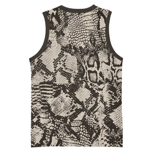 African Wild Animal Skins Basketball Jersey Snake and Crocodile Mix Skin - African Pride