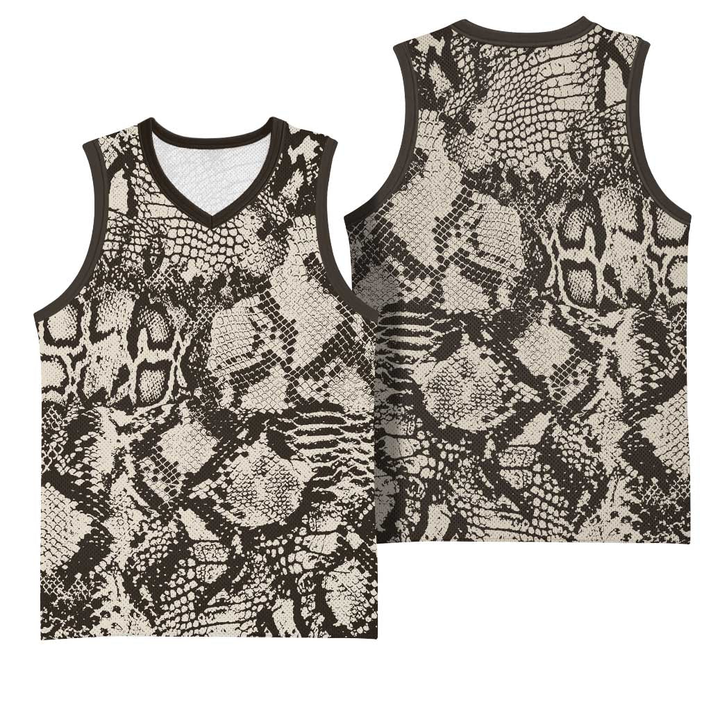 African Wild Animal Skins Basketball Jersey Snake and Crocodile Mix Skin - African Pride