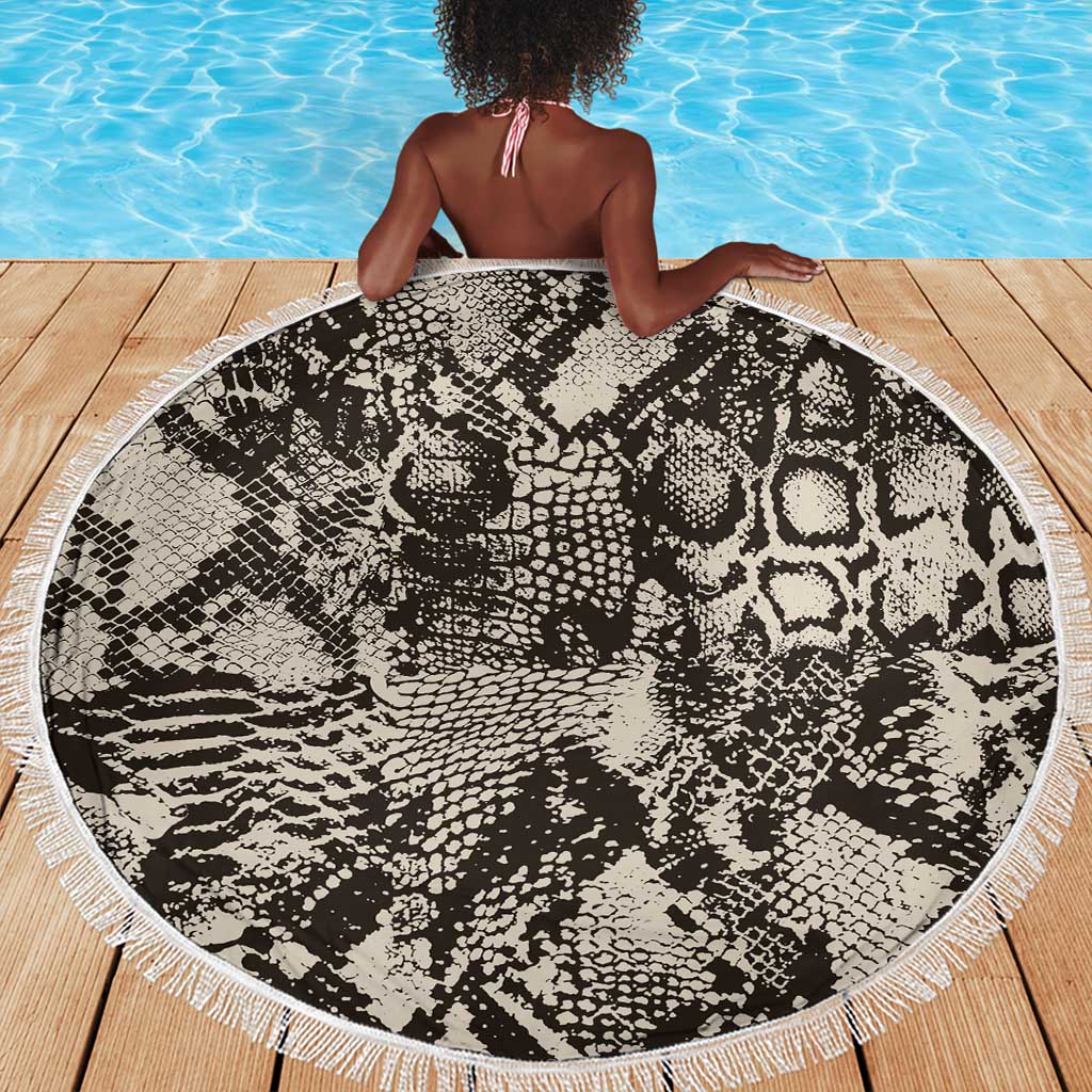 African Wild Animal Skins Beach Blanket Snake and Crocodile Mix Skin - African Pride