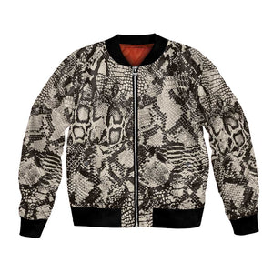 African Wild Animal Skins Bomber Jacket Snake and Crocodile Mix Skin - African Pride