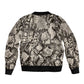 African Wild Animal Skins Bomber Jacket Snake and Crocodile Mix Skin - African Pride