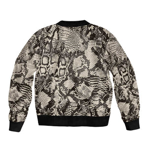 African Wild Animal Skins Bomber Jacket Snake and Crocodile Mix Skin - African Pride