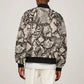 African Wild Animal Skins Bomber Jacket Snake and Crocodile Mix Skin - African Pride