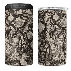 African Wild Animal Skins 4 in 1 Can Cooler Tumbler Snake and Crocodile Mix Skin - African Pride