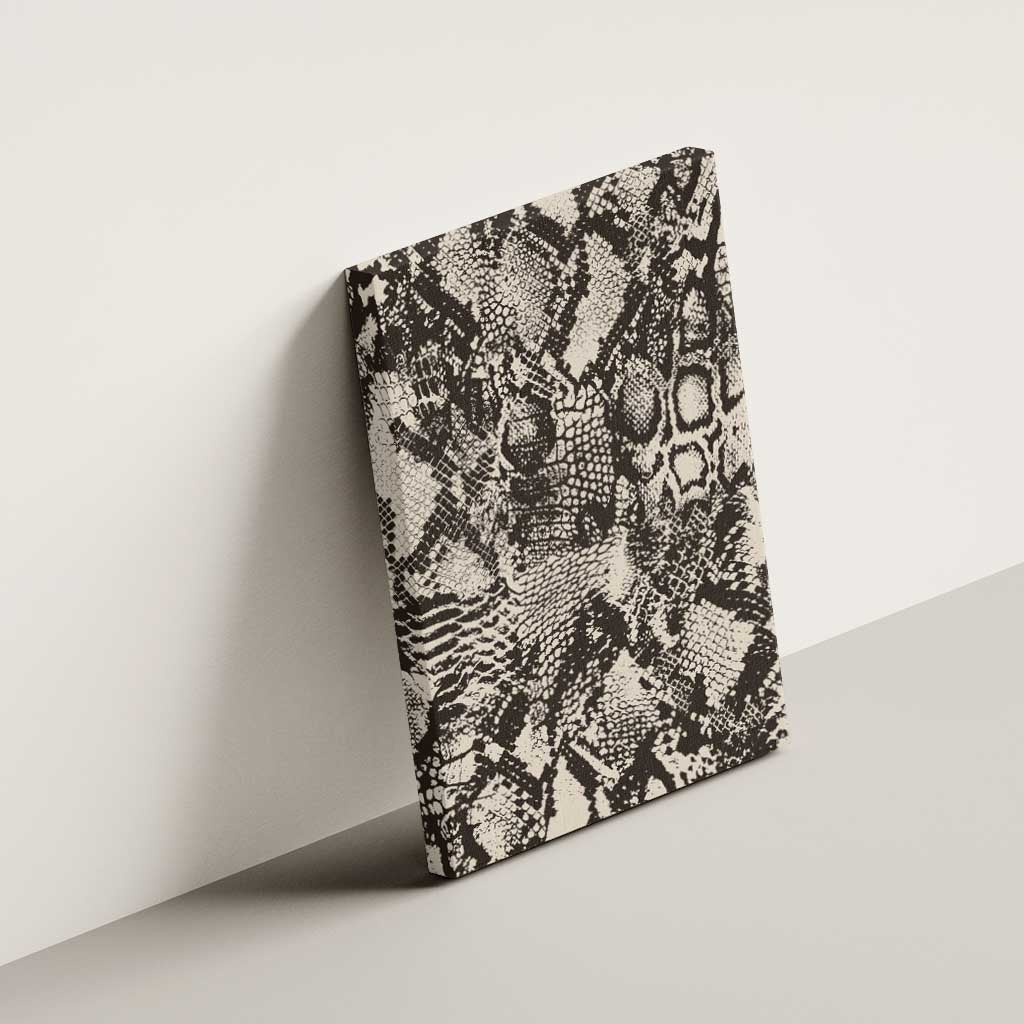 African Wild Animal Skins Canvas Wall Art Snake and Crocodile Mix Skin - African Pride