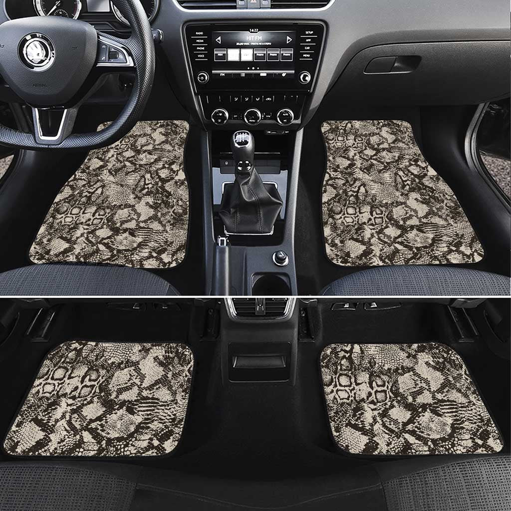 African Wild Animal Skins Car Mats Snake and Crocodile Mix Skin - African Pride