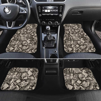 African Wild Animal Skins Car Mats Snake and Crocodile Mix Skin - African Pride