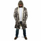 African Wild Animal Skins Cloak Snake and Crocodile Mix Skin