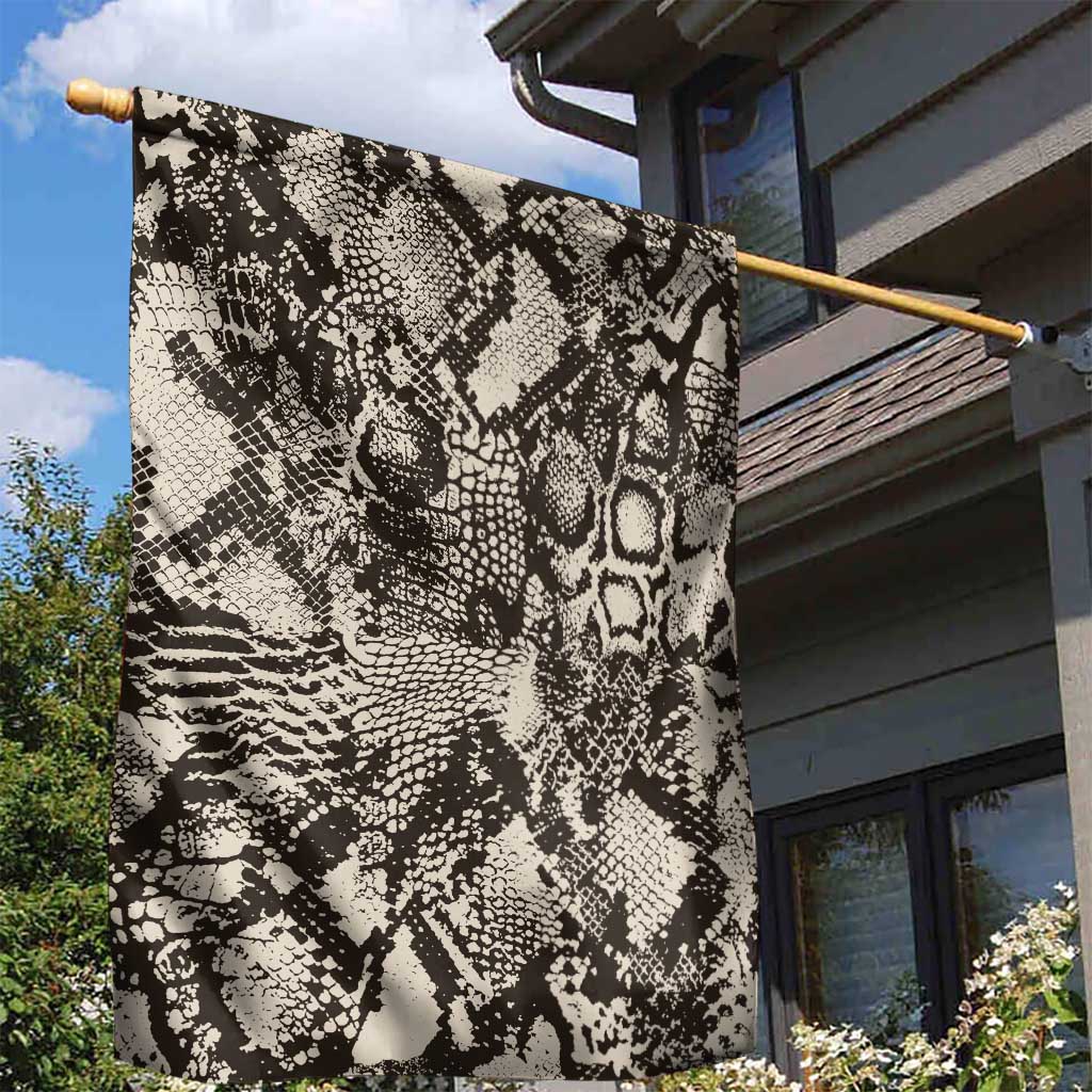African Wild Animal Skins Garden Flag Snake and Crocodile Mix Skin - African Pride