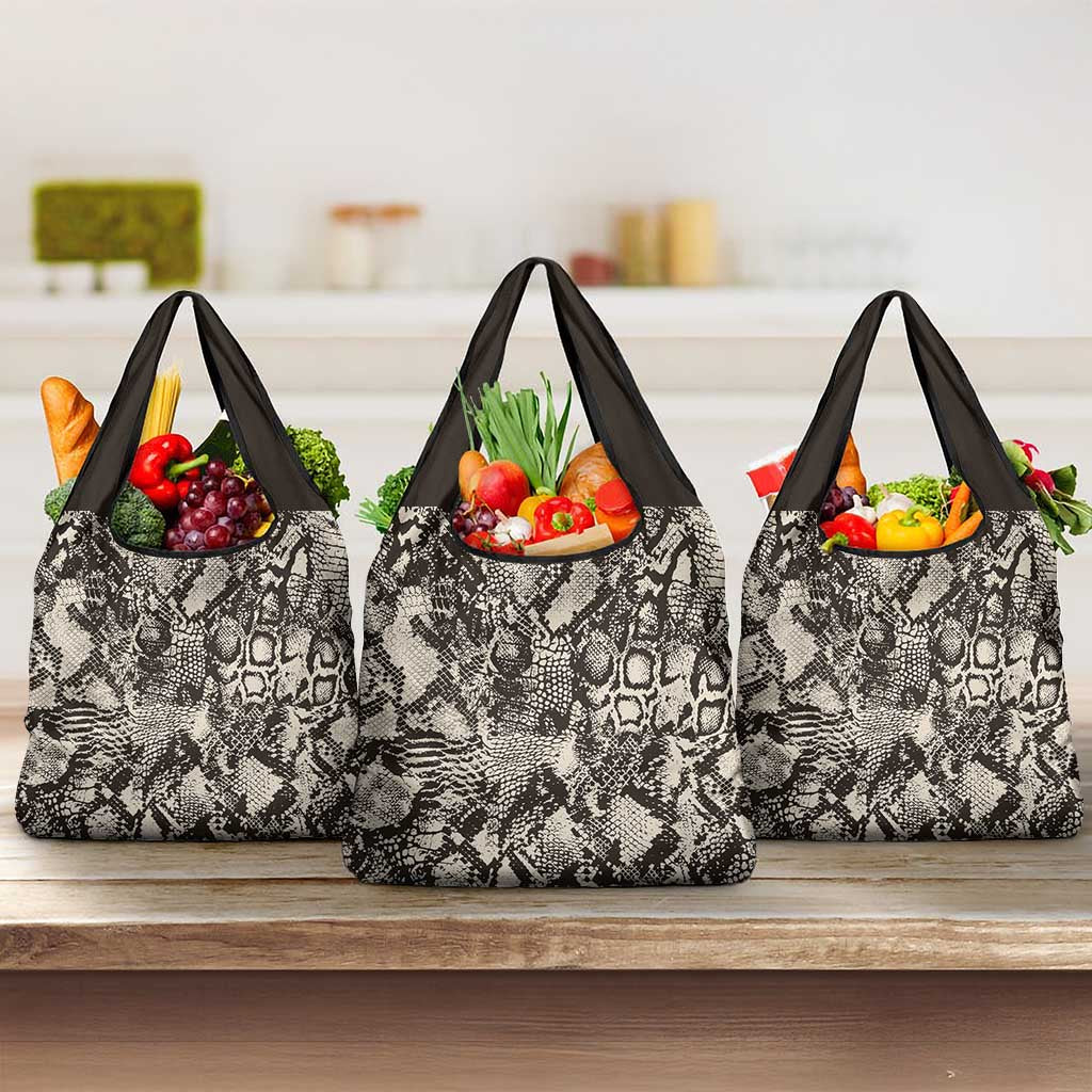 African Wild Animal Skins Grocery Bag Snake and Crocodile Mix Skin - African Pride
