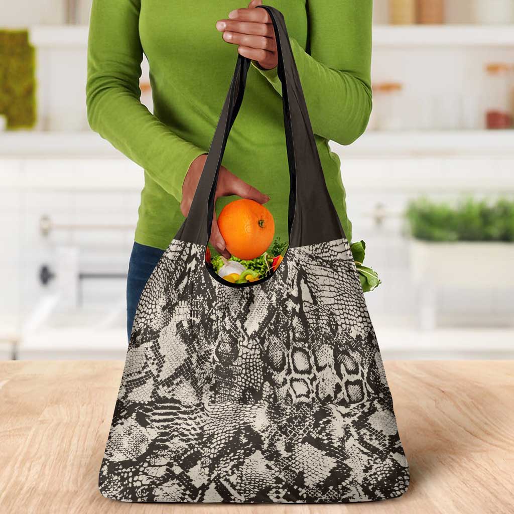 African Wild Animal Skins Grocery Bag Snake and Crocodile Mix Skin - African Pride