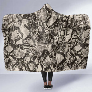 African Wild Animal Skins Hooded Blanket Snake and Crocodile Mix Skin - African Pride