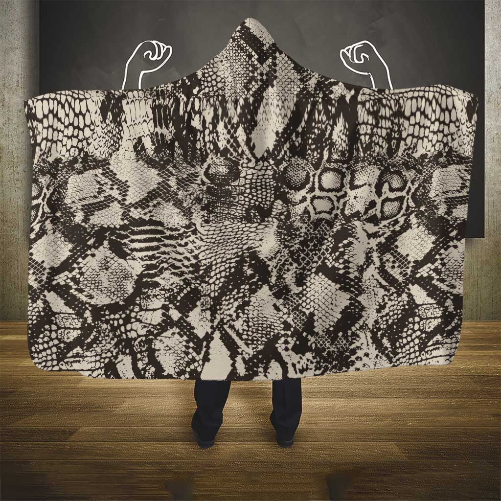 African Wild Animal Skins Hooded Blanket Snake and Crocodile Mix Skin - African Pride