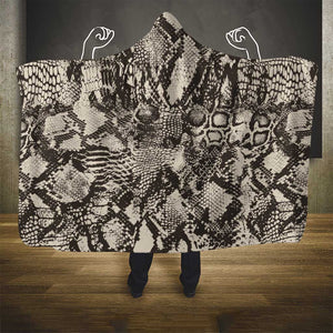 African Wild Animal Skins Hooded Blanket Snake and Crocodile Mix Skin - African Pride