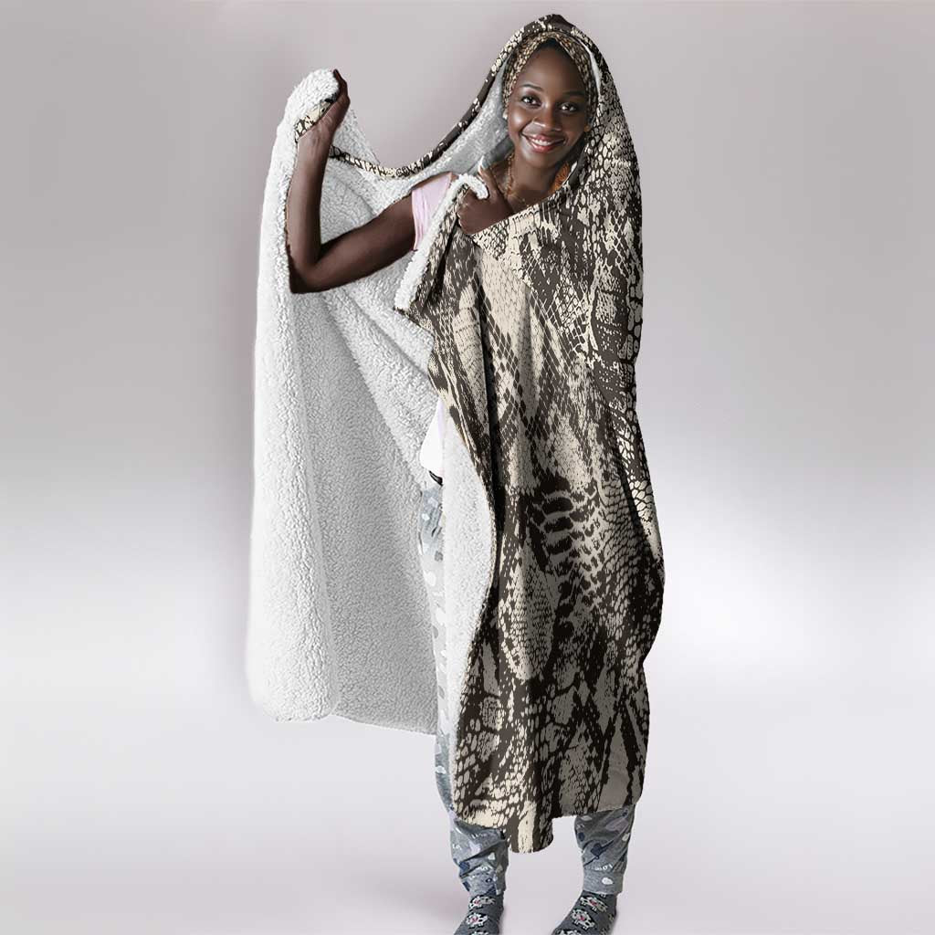 African Wild Animal Skins Hooded Blanket Snake and Crocodile Mix Skin - African Pride