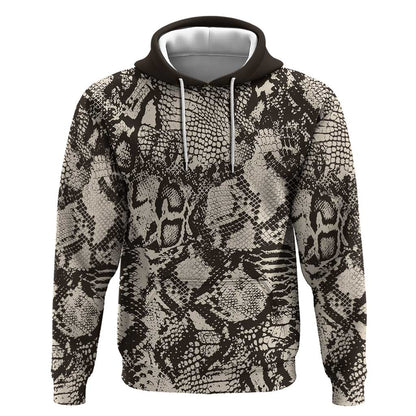 African Wild Animal Skins Hoodie Snake and Crocodile Mix Skin - African Pride