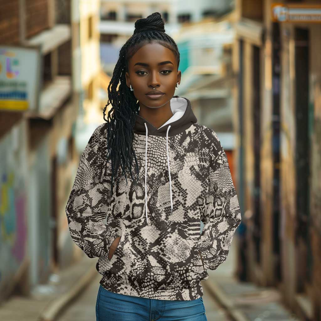African Wild Animal Skins Hoodie Snake and Crocodile Mix Skin - African Pride