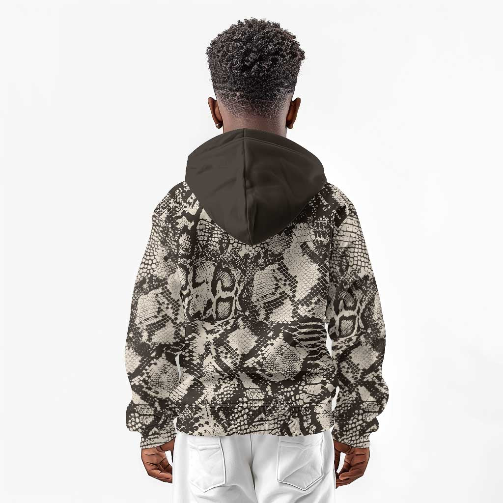 African Wild Animal Skins Kid Hoodie Snake and Crocodile Mix Skin - African Pride
