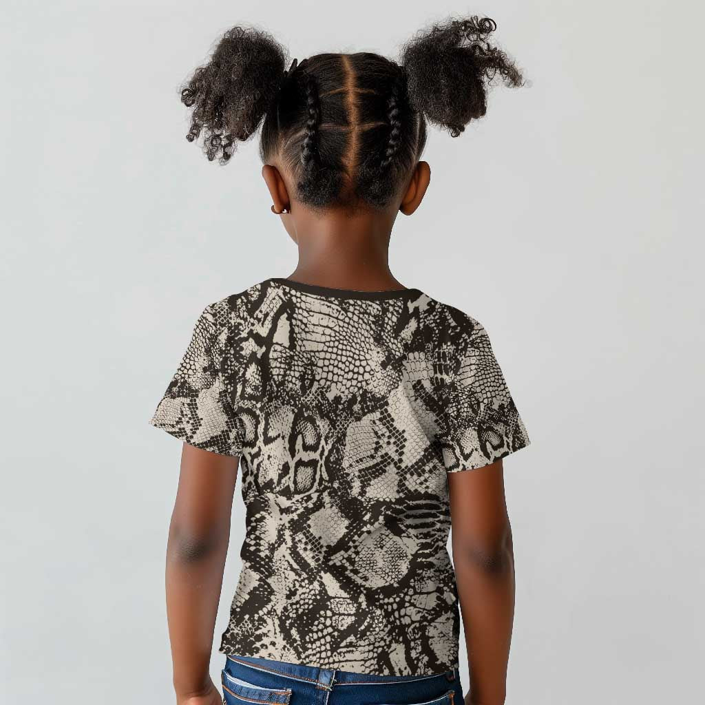 African Wild Animal Skins Kid T shirt Snake and Crocodile Mix Skin - African Pride