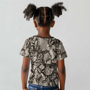 African Wild Animal Skins Kid T shirt Snake and Crocodile Mix Skin - African Pride