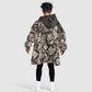 African Wild Animal Skins Kid Wearable Blanket Hoodie Snake and Crocodile Mix Skin - African Pride