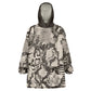 African Wild Animal Skins Kid Wearable Blanket Hoodie Snake and Crocodile Mix Skin - African Pride