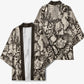 African Wild Animal Skins Kimono Snake and Crocodile Mix Skin