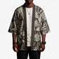 African Wild Animal Skins Kimono Snake and Crocodile Mix Skin