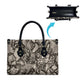 African Wild Animal Skins Leather Bag Snake and Crocodile Mix Skin