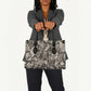 African Wild Animal Skins Leather Bag Snake and Crocodile Mix Skin