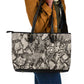 African Wild Animal Skins Leather Tote Bag Snake and Crocodile Mix Skin - African Pride