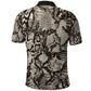 African Wild Animal Skins Polo Shirt Snake and Crocodile Mix Skin - African Pride