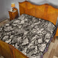 African Wild Animal Skins Quilt Snake and Crocodile Mix Skin - African Pride