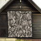 African Wild Animal Skins Quilt Snake and Crocodile Mix Skin - African Pride