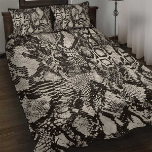 African Wild Animal Skins Quilt Bed Set Snake and Crocodile Mix Skin - African Pride