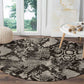 African Wild Animal Skins Round Carpet Snake and Crocodile Mix Skin - African Pride