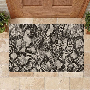 African Wild Animal Skins Rubber Doormat Snake and Crocodile Mix Skin - African Pride