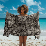 African Wild Animal Skins Sarong Snake and Crocodile Mix Skin - African Pride